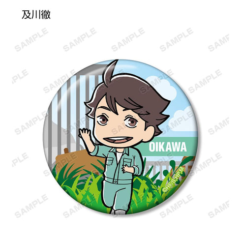 『ハイキュー!! TO THE TOP × 東武動物公園』ちびキャラ 飼育係ver. トレーディング缶バッジ(単位/BOX)【202506再販】